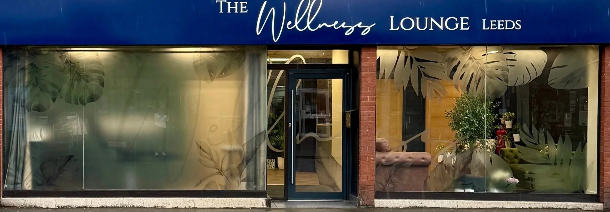 The exterior of The Wellness Lounge Leeds on Garforth Main Street